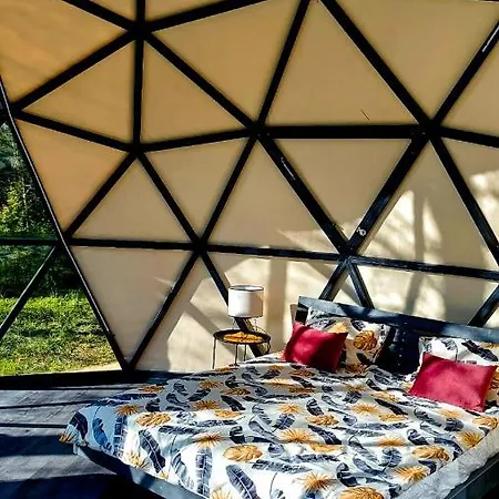 Luxussátor Glamping Dome Tent 'river'